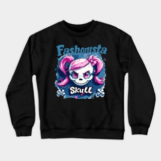 Skull Girl, Skull Fun T-Shirt 10 Crewneck Sweatshirt